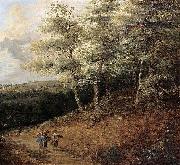 Lucas van Uden Wooded Landscape oil painting reproduction